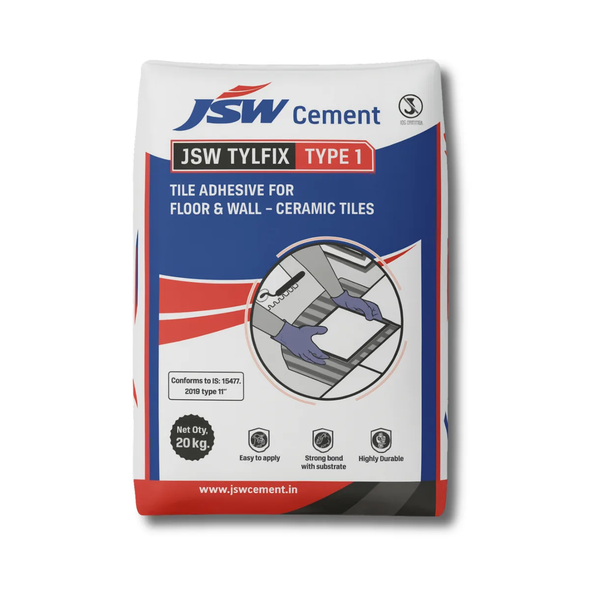 JSW TYLFIX TYPE 1 Grey 20kg