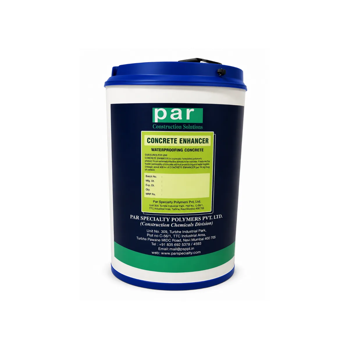 PAR Concrete Enhancer - 1, 5, 20 & 50 kg