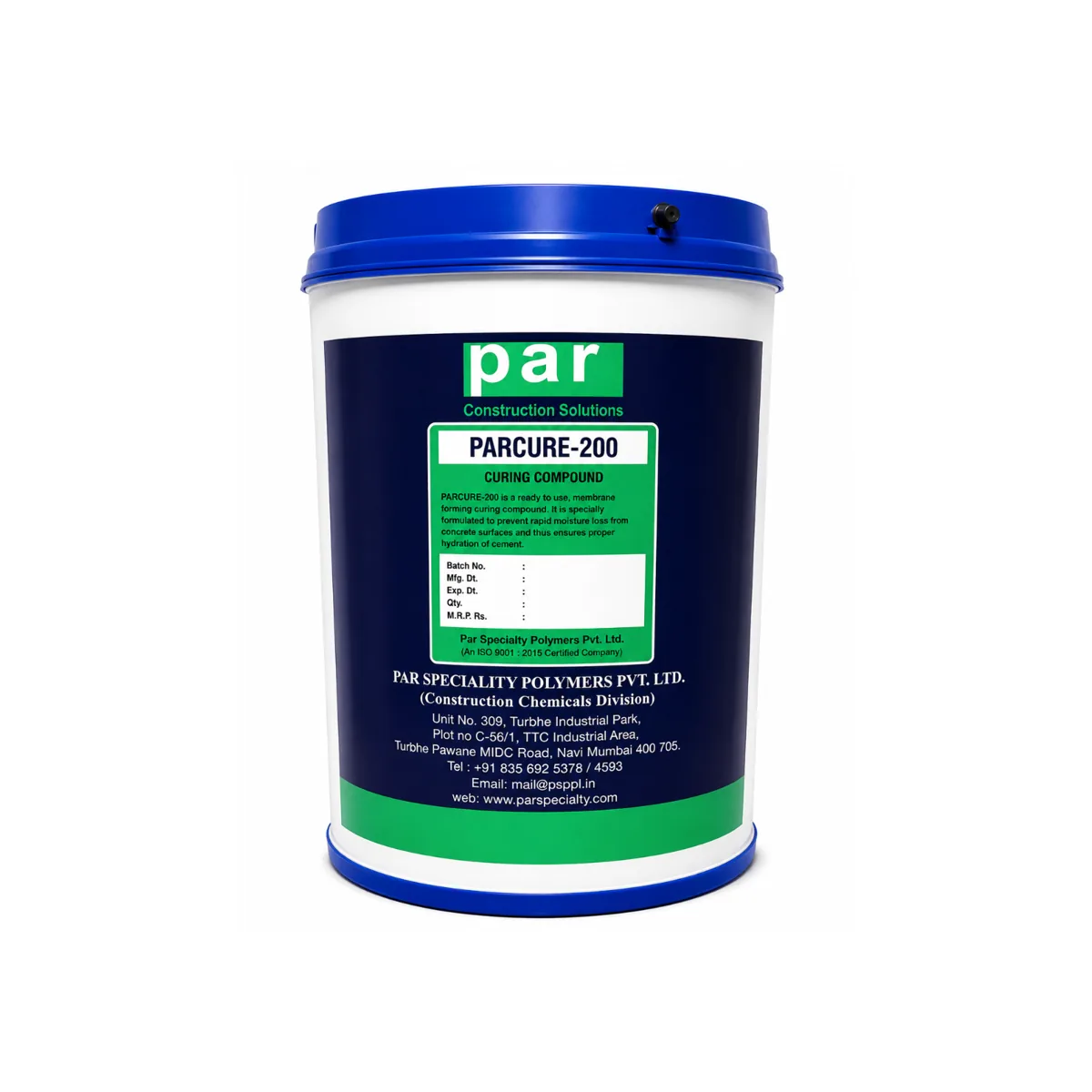 PAR CURE 200 - 20, 60 & 200 kg
