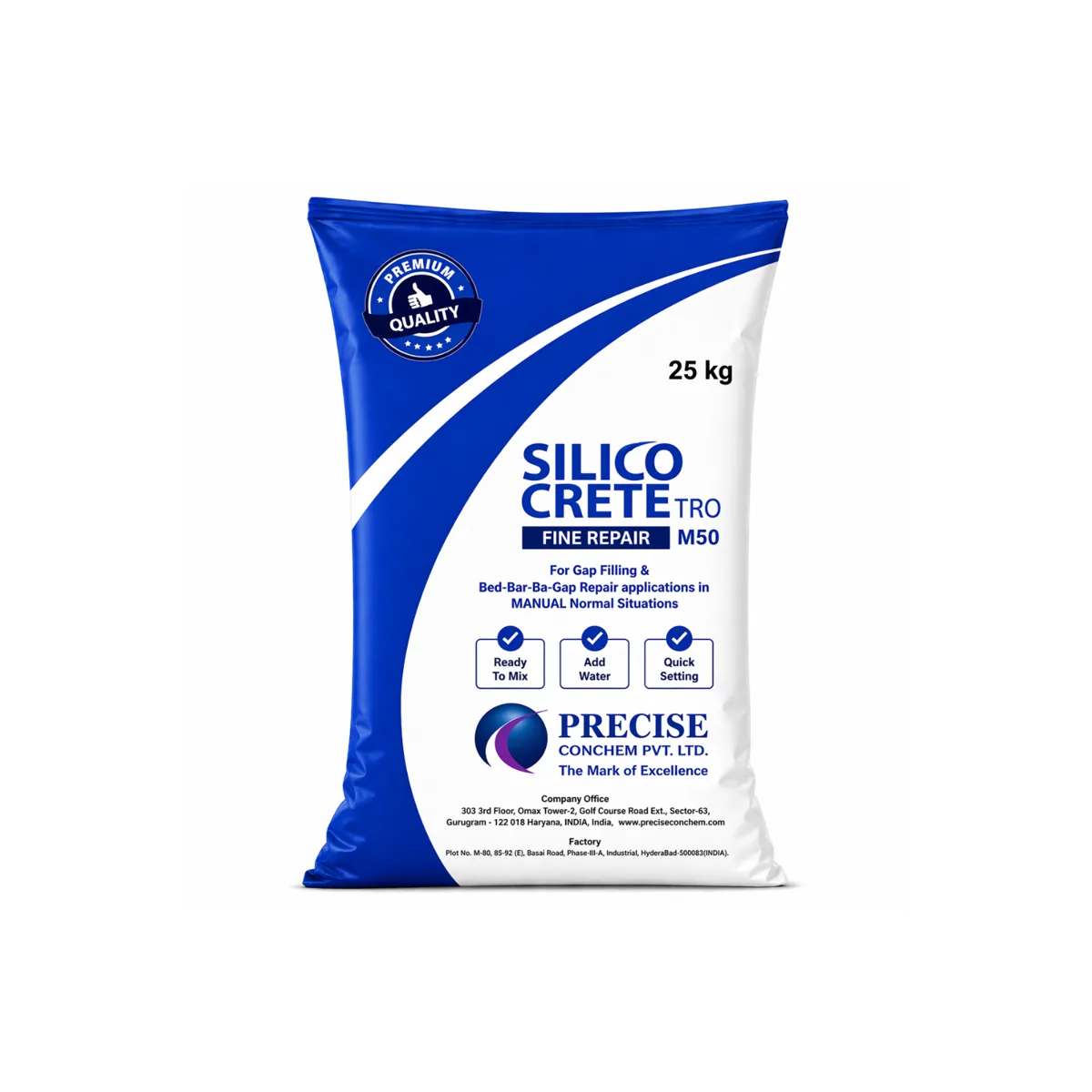 Silicocrete Trg Tie-Rod Grout M50 25 Kg