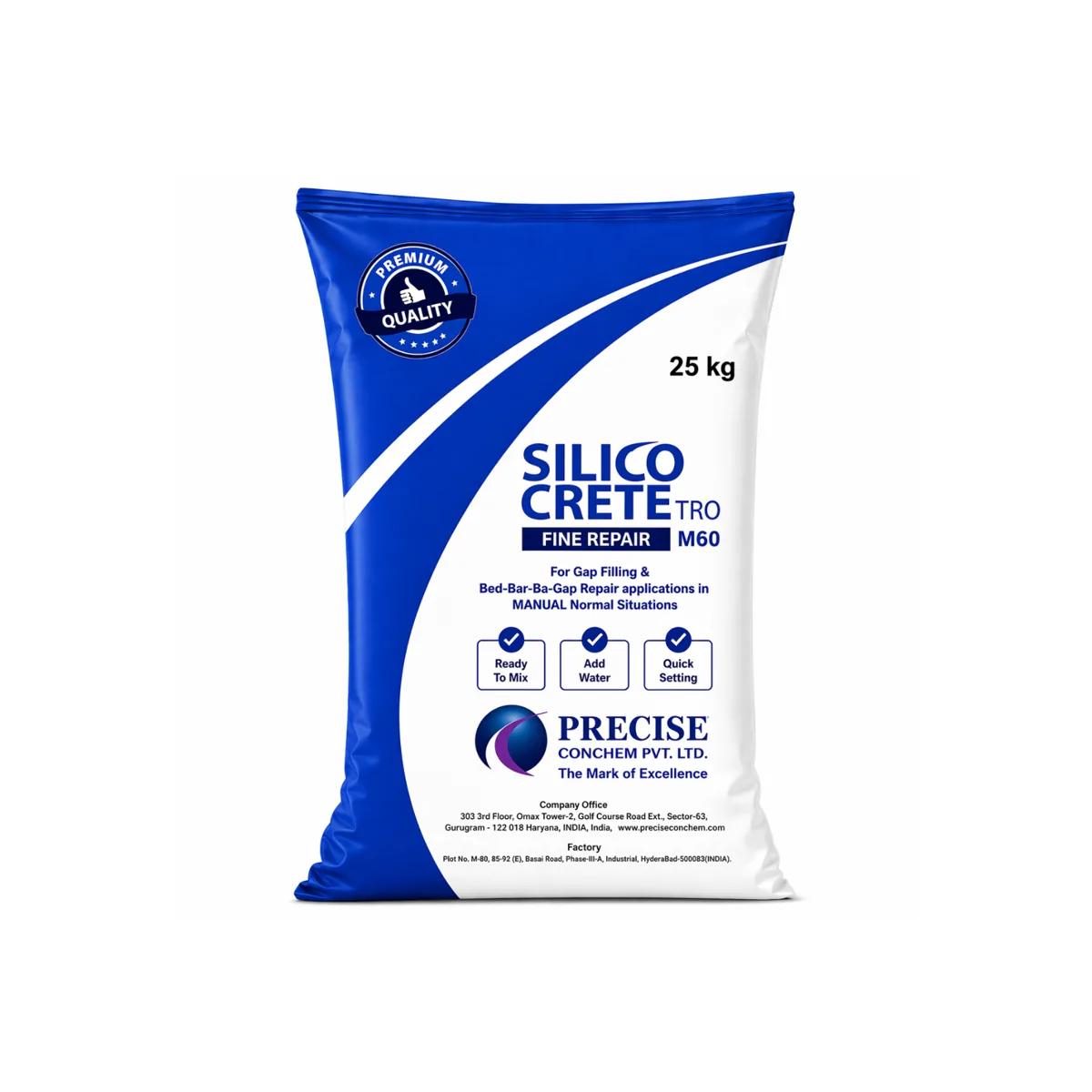 Silicocrete Trg Tie-Rod Grout M60 25 Kg