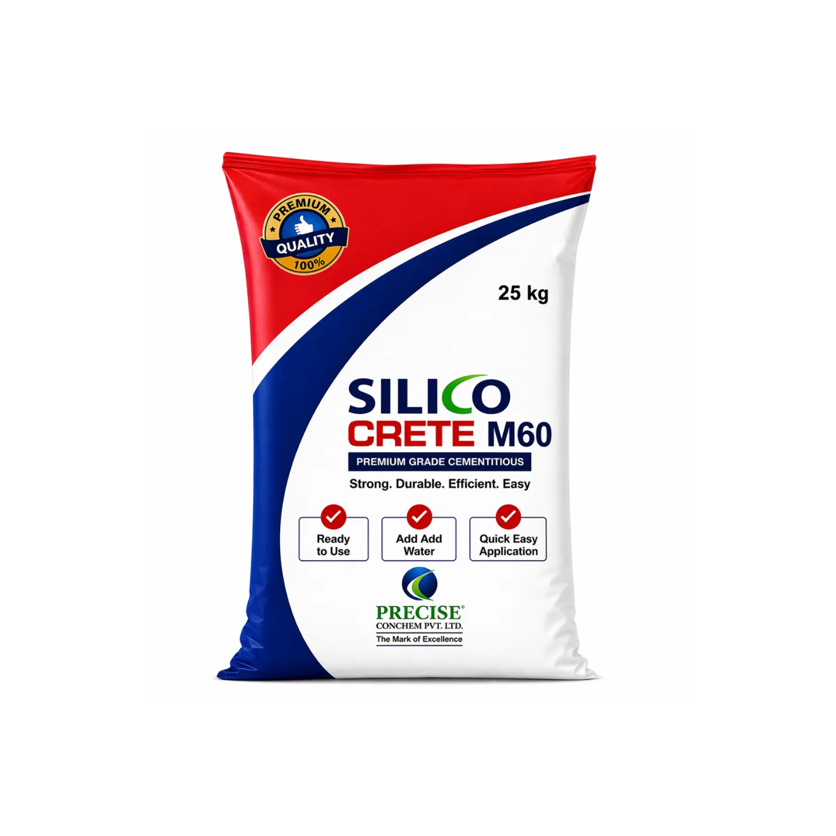 Silicocrete Trg Tie-Rod Grout Red Pigment M60 25 Kg