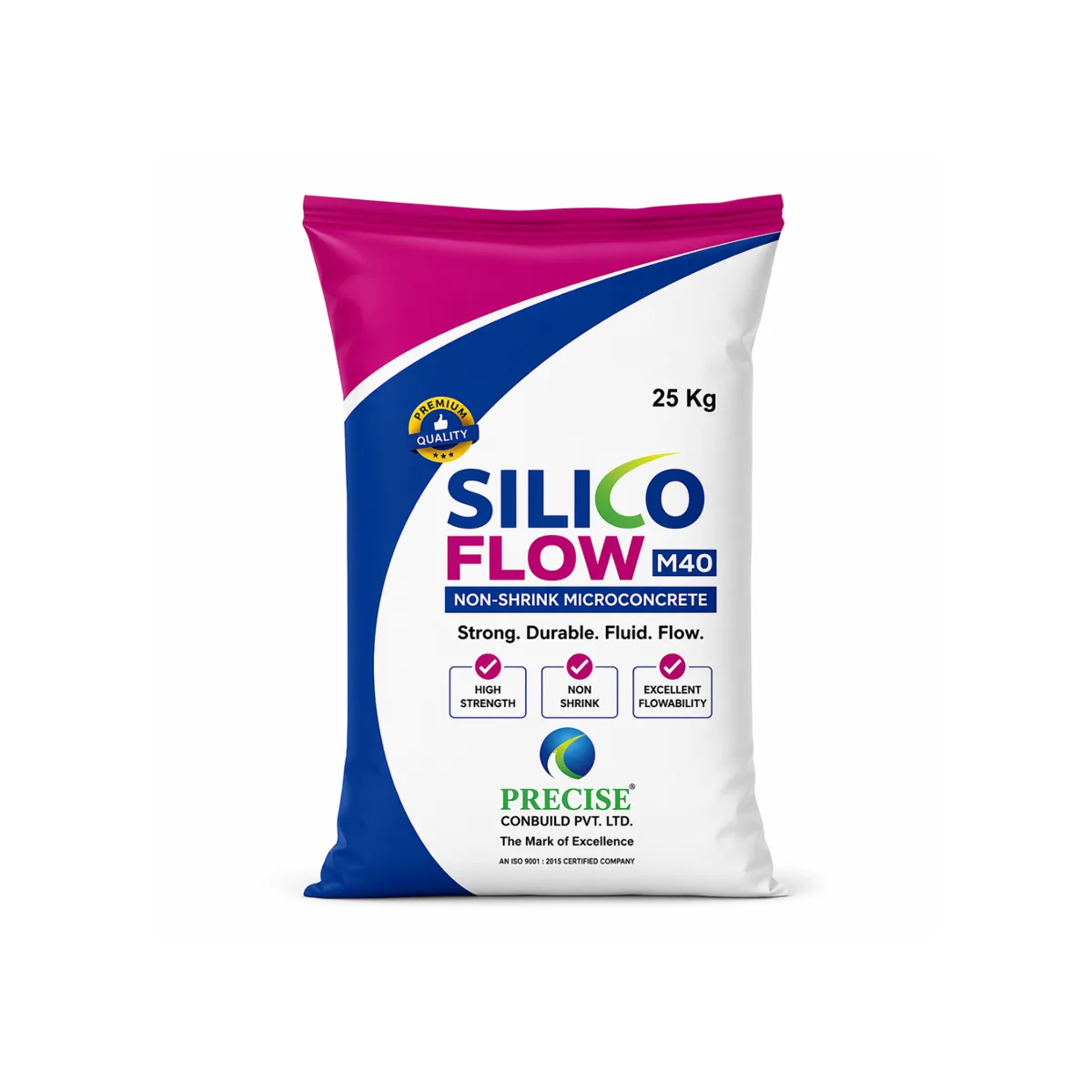 Silicoflow Non-Shrink Microconcrete M40 25 Kg
