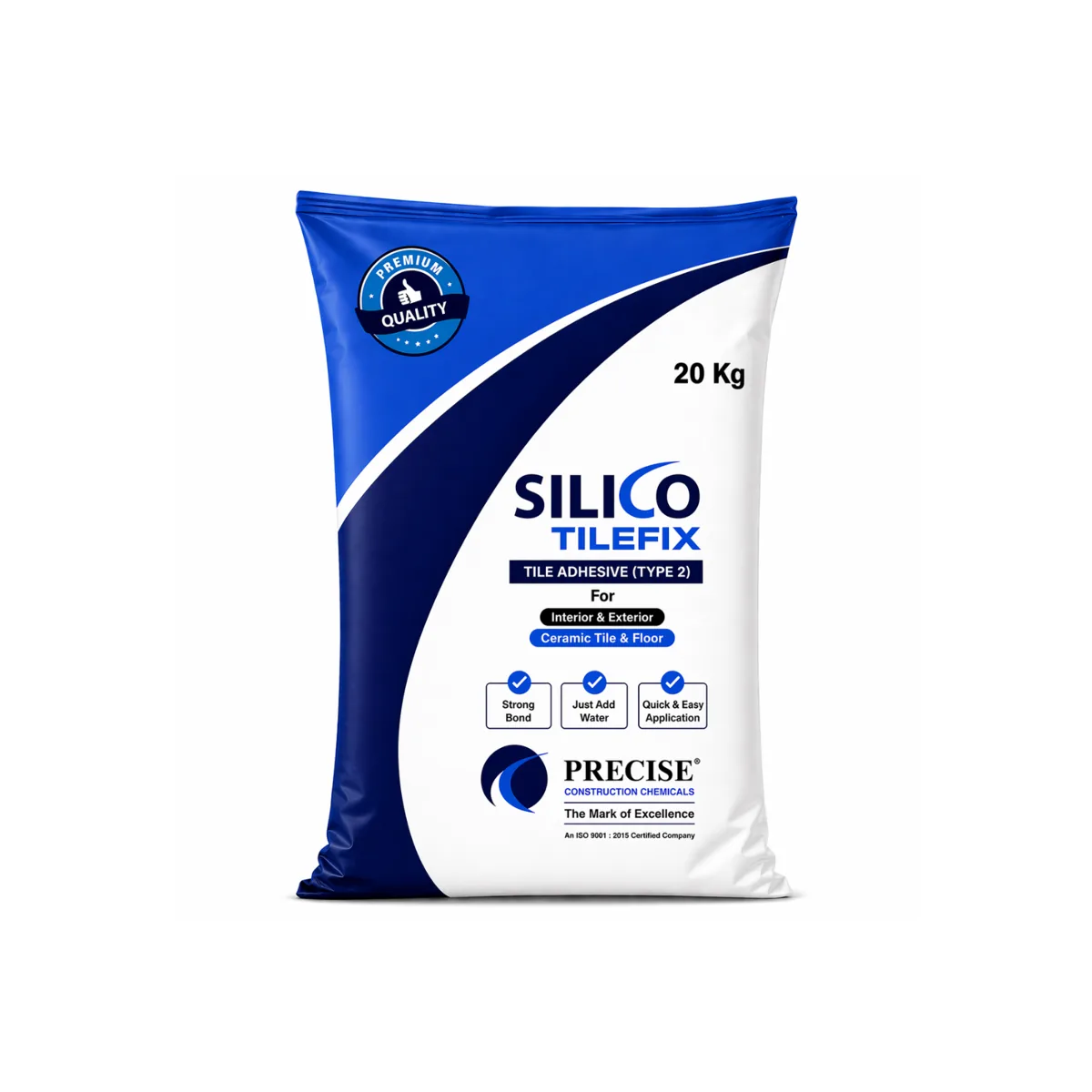 Silicotilefix Tile Adhesive Type 2 (Grey)-20 Kg