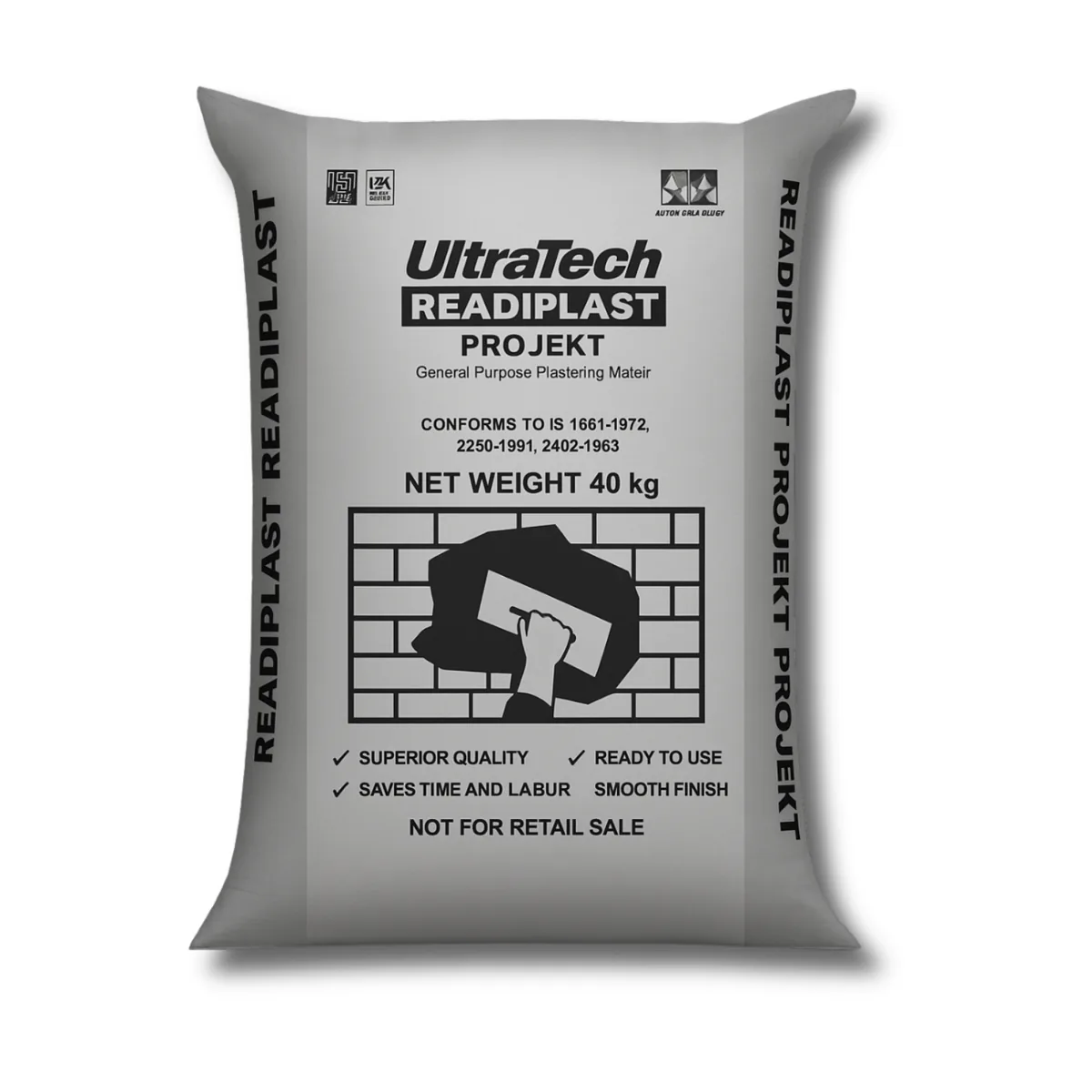 UltraTech Projekt Ready Mix Plaster 40kg